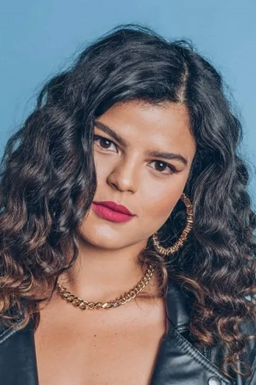 Amanda Magalhães interpretando a Young Maria