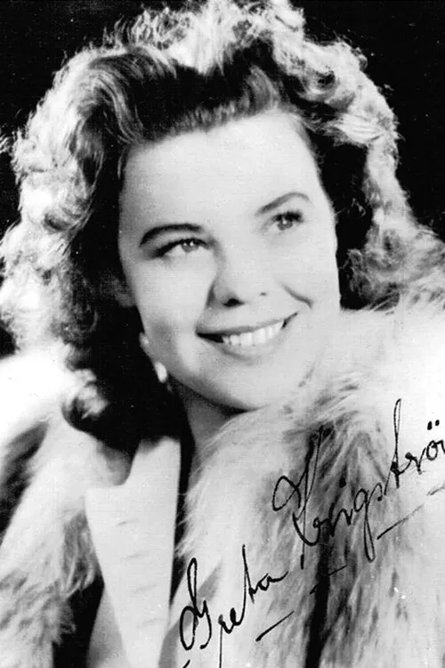 Anna-Greta Krigström interpretando a