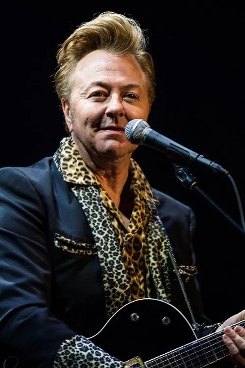 Brian Setzer interpretando a Eddie Cochran