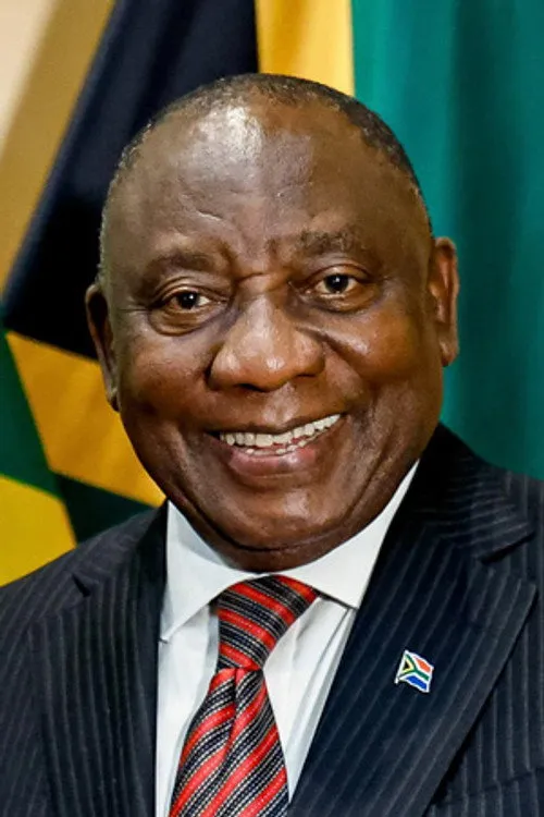 Cyril Ramaphosa interpretando a Self