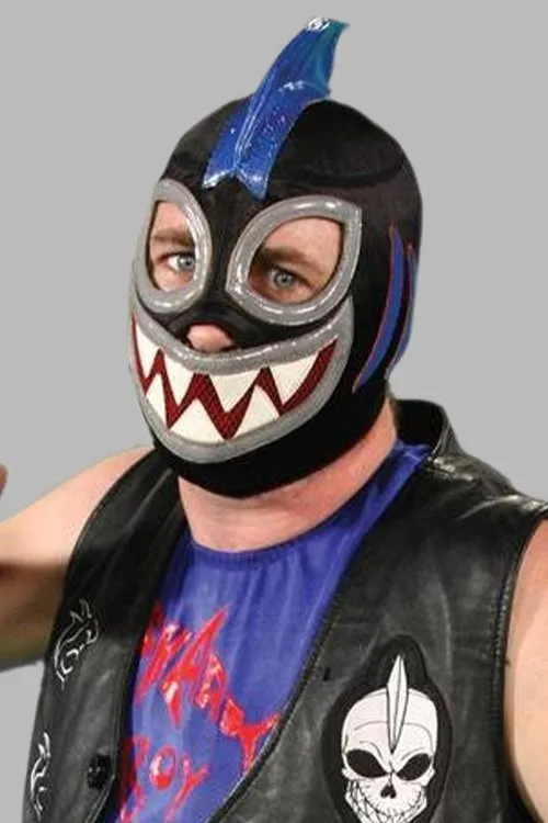 Dean Roll interpretando a Shark Boy