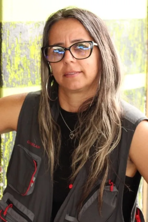 Denilza Aparecida interpretando a Zumbi