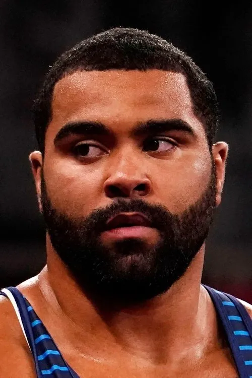 Gable Dan Steveson interpretando a Gable Steveson