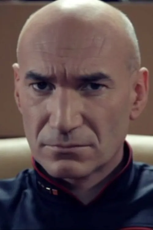 Giles Aston interpretando a Captain Jean-Luc Picard