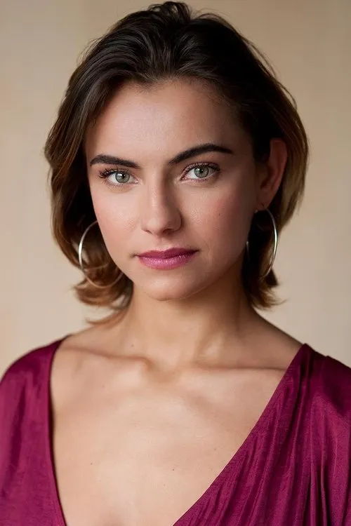 Inês Costa interpretando a Maria, Rafael's daughter