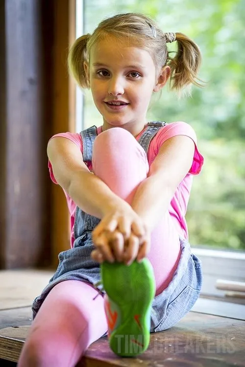 Leni Evers interpretando a Leni