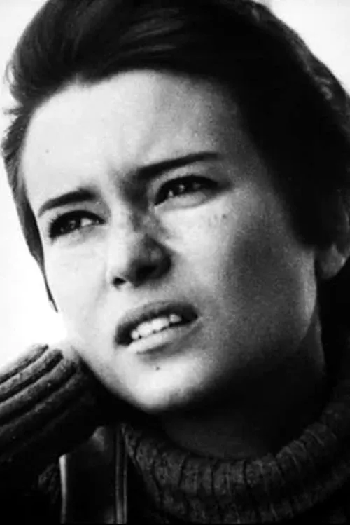 Maria Cabral interpretando a L'auto-stoppeuse