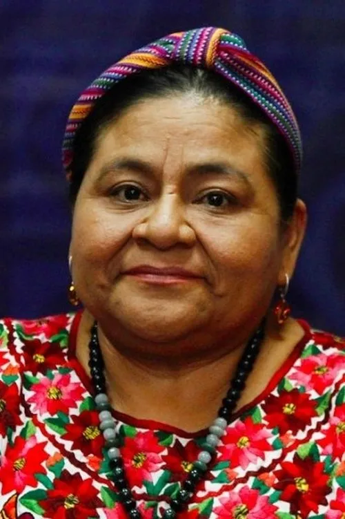 Rigoberta Menchú interpretando a