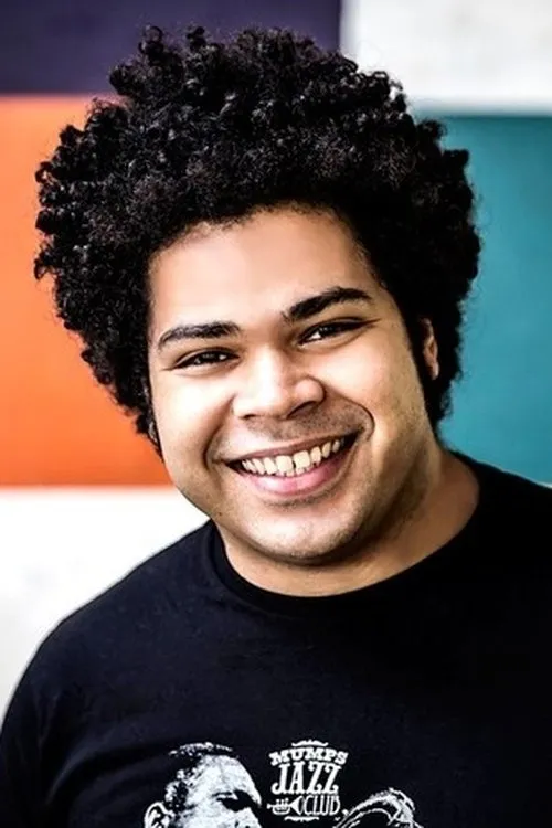 Robson Nunes interpretando a Vendedor