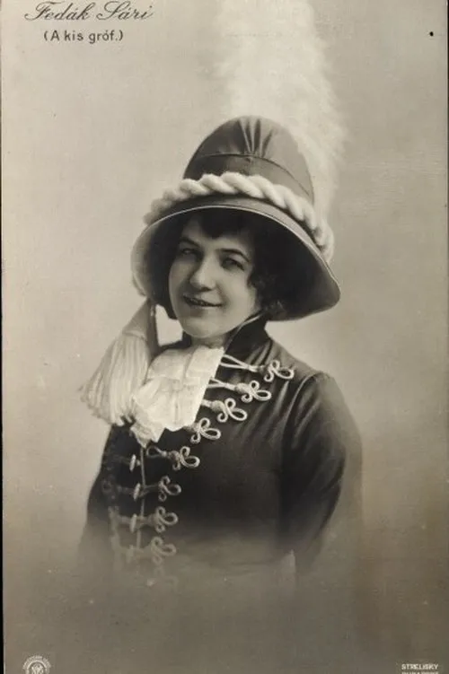 Sári Fedák interpretando a Tarczali Darázs Ka­talin