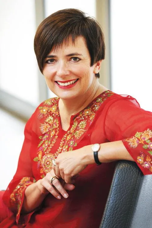 Susanne Beyers interpretando a Patrys Vorster