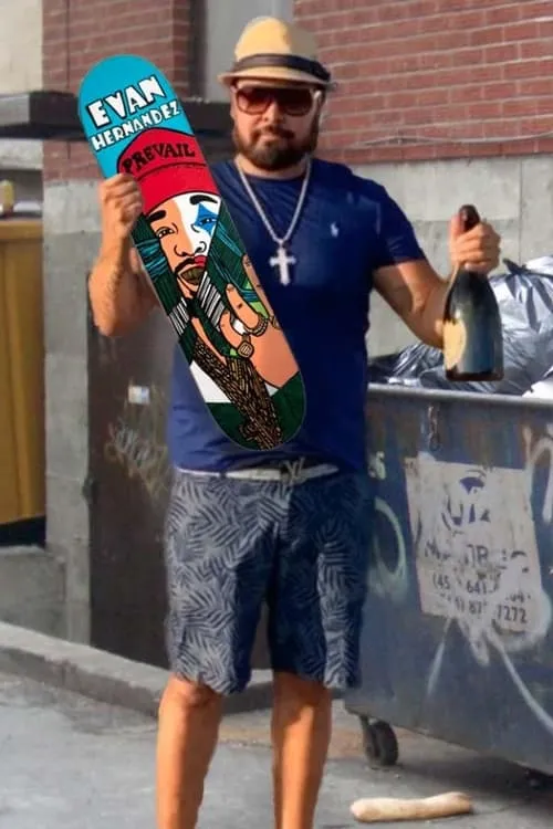 Evan Hernandez interpretando a