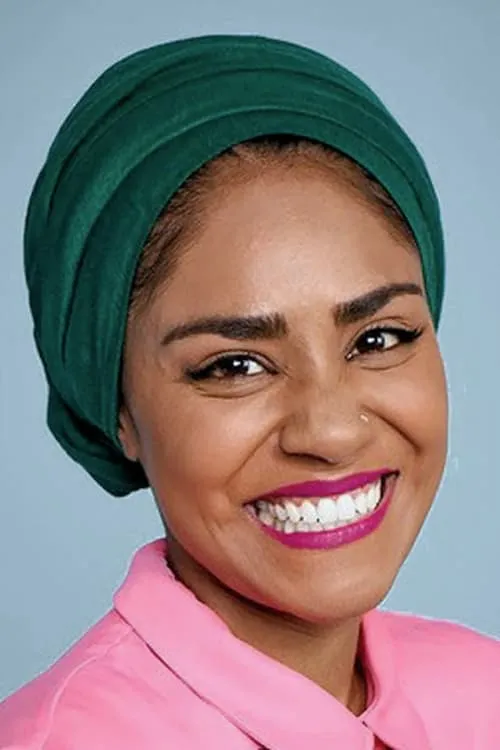 Nadiya Hussain interpretando a interviewed guest