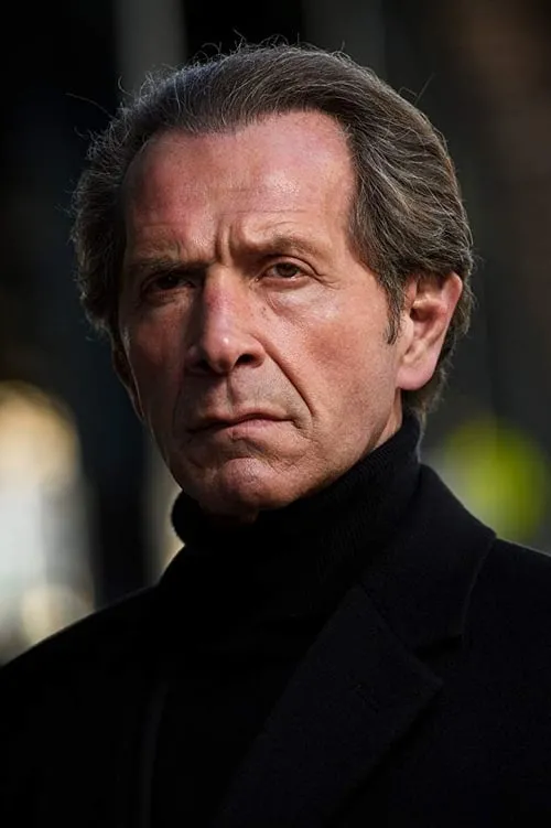 Nik Pjeternikaj interpretando a Albanian Boss