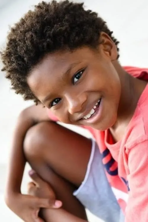 Pedro Guilherme interpretando a Luiz Gama (criança)