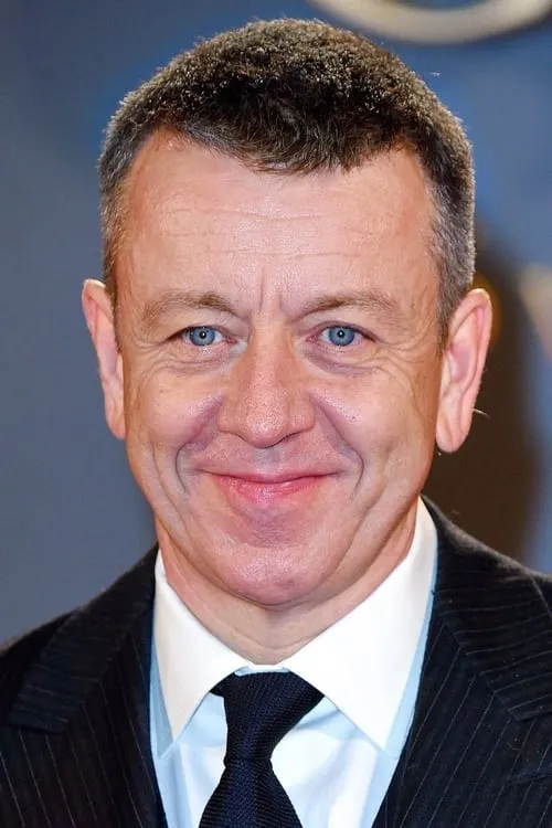 Peter Morgan interpretando a Salesman