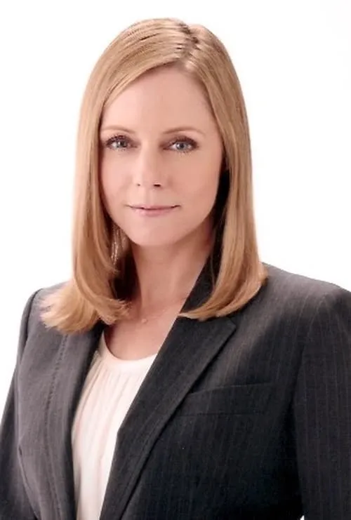 Shelley Sweeney interpretando a Canadian Interviewer