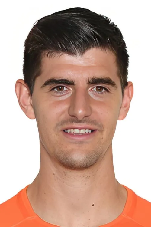 Thibaut Courtois interpretando a Thibaut Courtois