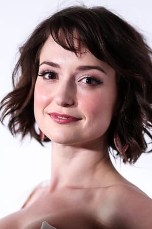Milana Vayntrub interpretando a Vasectopia Saleswoman