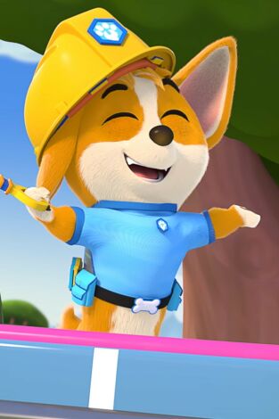 ¡Cachorros a la obra! T1 E7 · Home Apestosa / Dilema del camión volquete en la programación de Disney Junior (Infantil)