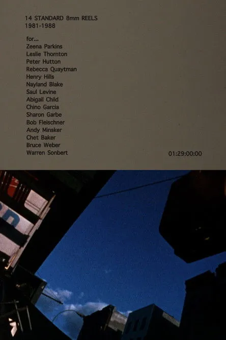 Póster de 14 STANDARD 8mm REELS 1981–1988