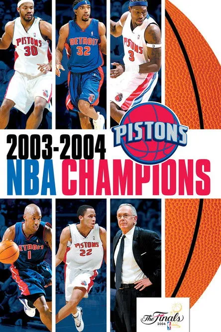 Póster de 2003-2004 NBA Champions - Detroit Pistons