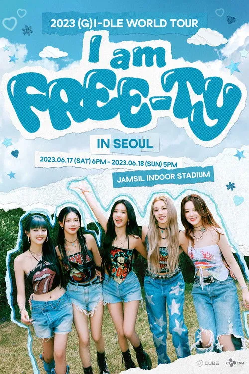 Póster de 2023 (G)I-DLE World Tour: I am FREE-TY in Seoul