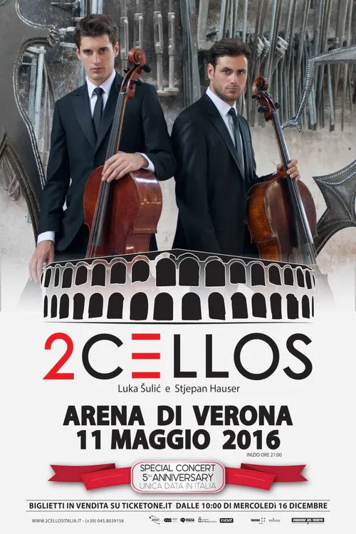 Póster de 2CELLOS - LIVE at Arena di Verona