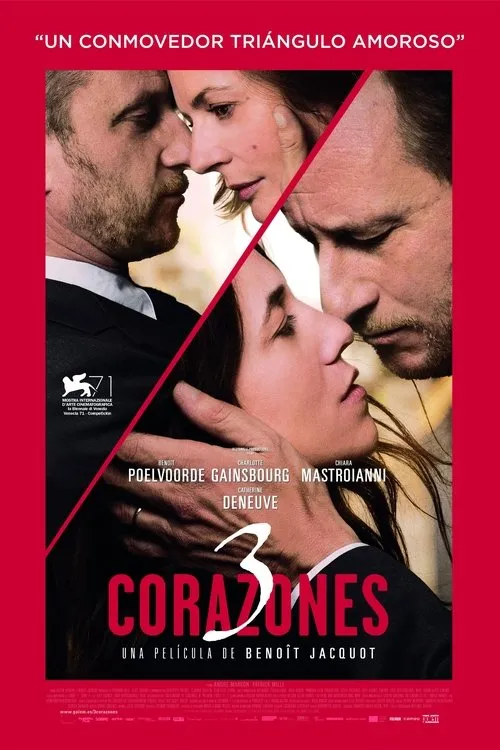 Póster de 3 corazones