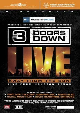 Póster de 3 Doors Down: Away from the Sun, Live from Houston, Texas
