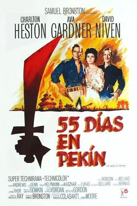 Portada de 55 Días En Pekín
