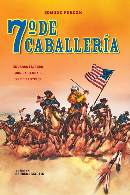 Edmund Purdom interpreta a Major 'Sugar' Patterson en 7º de Caballería