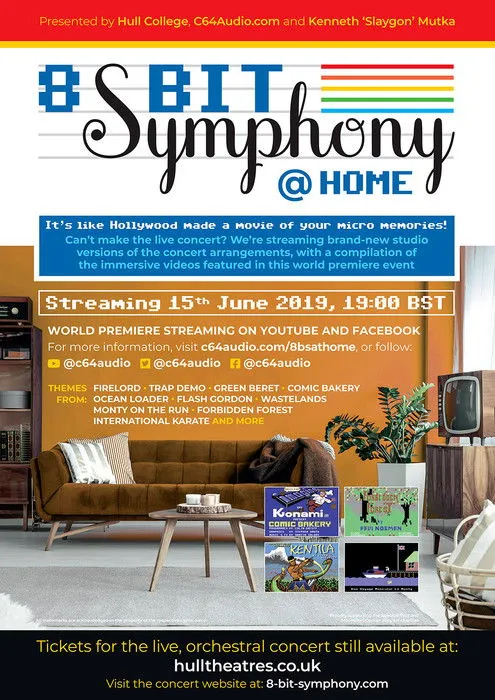 Póster de 8-Bit Symphony @ Home