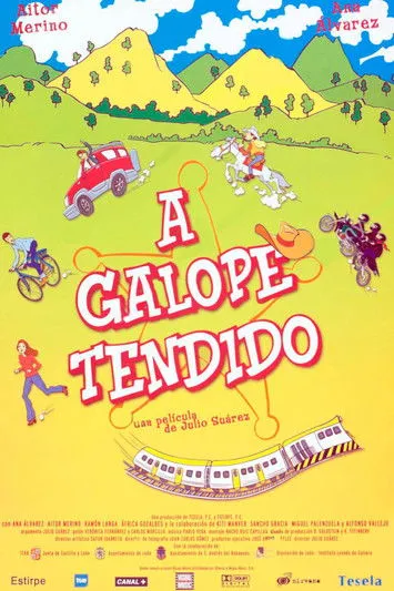 Póster de A galope tendido