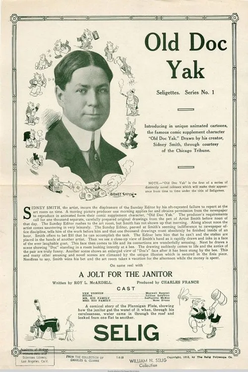 Maxwell Sargent interpreta a Yenn Yensen en A Jolt for the Janitor