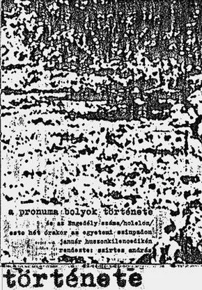 András Szirtes interpreta a  en A Pronuma bolyok története