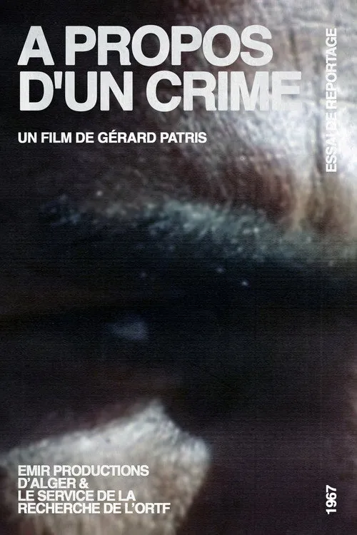 Jean Sénac interpreta a Self en A Propos D'Un Crime