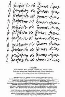 Póster de A propósito de Buenos Aires