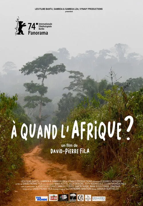 Póster de Á quand l'Afrique?