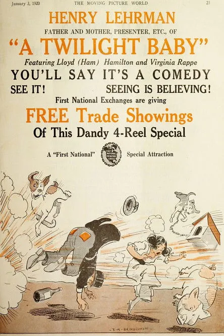 Billie Ritchie interpreta a en A Twilight Baby