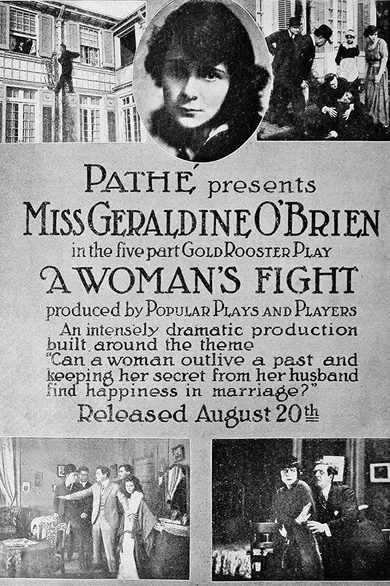 Geraldine O'Brien interpreta a Kathleen Gibson en A Woman's Fight
