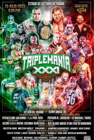 Samuel Elias Polinsky interpreta a Sam Adonis en AAA Triplemania XXXI: Tijuana