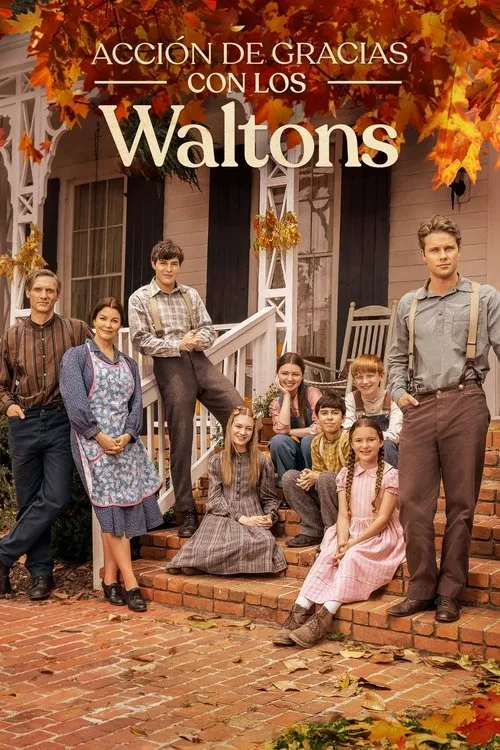 Póster de Acción de gracias con los Waltons