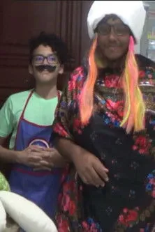 Silvio Junior interpreta a Silvete en Aids 2077 - Gourmet Edition