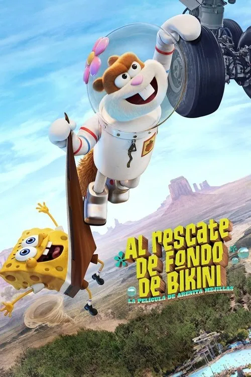 Póster de Al rescate de Fondo de Bikini: La película de Arenita Mejillas