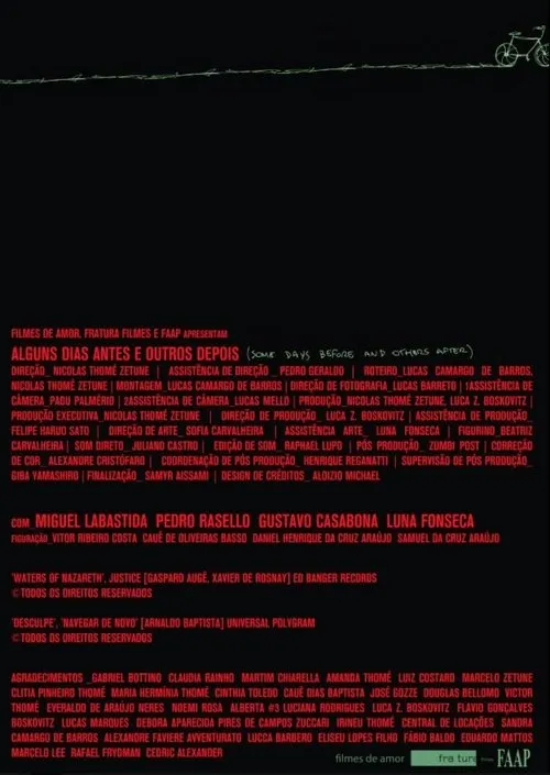 Gustavo Casabona interpreta a en Alguns dias antes e outros depois