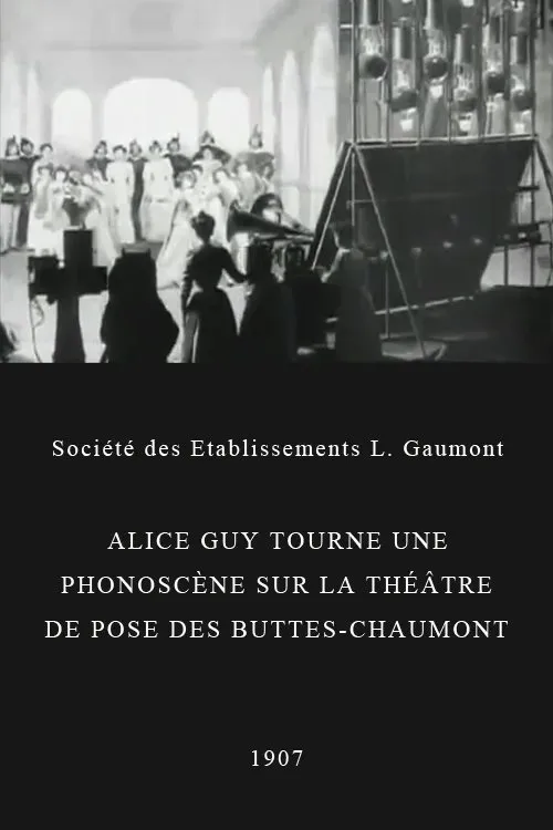 Alice Guy-Blaché interpreta a Herself, the director en Alice Guy tourne une phonoscène