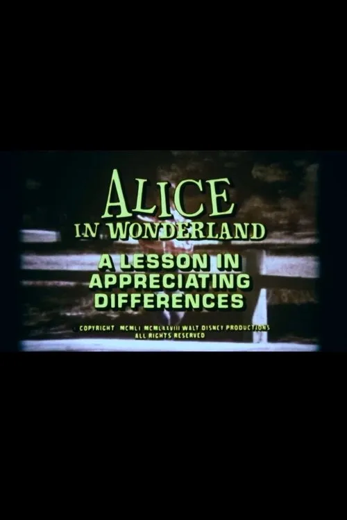 Portada de Alice in Wonderland: A Lesson in Appreciating Differences