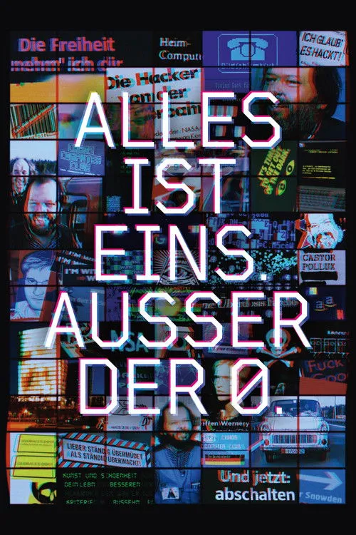 Póster de Alles ist eins. Außer der 0.