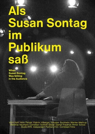 Póster de Als Susan Sontag im Publikum saß